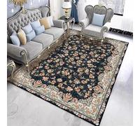 Alfombra calefactable estilo retro para colocar bajo otra alfombra, tapete eléctrico de grafeno para suelo, esterilla de yoga calefactable con temporizador(D,140 * 200CM)