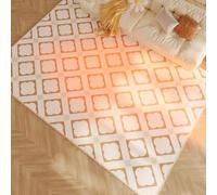 Alfombra calefactable inteligente ajustable, calentamiento rápido y uniforme, alfombras calefactables radiantes, calentador de pies calefactable, para oficina y hogar(150x150cm)