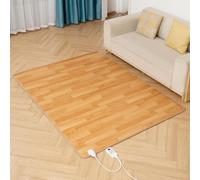 Alfombra calefactada, tapetes calefactados, alfombra eléctrica calefactada, calentador de pies, sistema de calefacción por suelo radiante, calentador de pies para oficina/hogar(A,100 * 100CM)