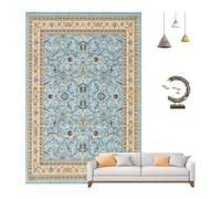 Alfombra calefactora de grafeno, calefactor radiante infrarrojo para suelo con termostato y temporizador, alfombra calefactada eléctrica, calefactor de mesilla de noche,C,160*240cm/62.9*94.4in