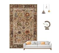 Alfombra calefactora de grafeno, calefactor radiante infrarrojo para suelo con termostato y temporizador, alfombra calefactada eléctrica, calefactor de mesilla de noche,B,200*300cm/78.7*118.1in