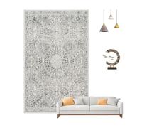 Alfombra calefactora de grafeno, calefactor radiante infrarrojo para suelo con termostato y temporizador, alfombra calefactada eléctrica, calefactor de mesilla de noche,A,140*200cm/55.1*78.7in