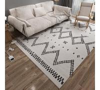 Alfombra Calefactora De Suelo, Almohadilla Calefactora De Gran Superficie, Estructura Calefactora Tridimensional De Panal, Alfombra Calefactora Eléctrica De Grafeno(C,160 * 240cm)