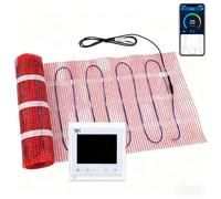 Alfombra Calefactora para Suelo Radiante Eléctrico WiFi 6m² 220V Control Inteligente con Sensor de Termostato