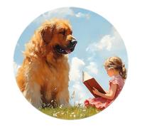 Alfombra cálida y Realista de Estilo Redondo Alfombra Lavable Alfombra Fina Antideslizante Perra Prado precipicio de Primavera Nubes Blancas alfombras para salón Dormitorio apartamento 160x160cm