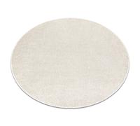 Alfombra CASABLANCA LOOM círculo crema lazo suave Interior y exterior circulo 80 cm