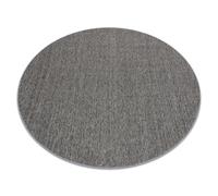 Alfombra CASABLANCA LOOM círculo gris lazo suave Interior y exterior circulo 100 cm