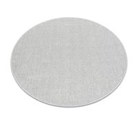 Alfombra CASABLANCA LOOM círculo plata lazo suave Interior y exterior circulo 100 cm