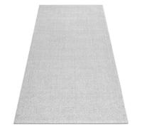 Alfombra CASABLANCA LOOM plata lazo suave Interior y exterior 350x400 cm