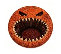 Alfombra circular 3D para sala de estar de Halloween, lo raro y la decoración del espacio interior de capricho y encanto para tu espacio interior.