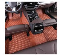 Alfombra Coche Alfombrilla Cuero sintético para Dodge para Charger 2007 2008 2009 2010 2011-2021 Antideslizante, para Interior Alfombrillas Coche(Marrón)