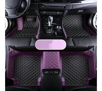 Alfombra Coche Alfombrillas de Piel para Jetour X90 Plus 2021 2022 2023 2024 Impermeables, Accesorios Interiores Alfombrillas Coche(Purple Black)