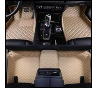 Alfombra Coche Alfombrillas de Piel para Jetour X90 Plus 2021 2022 2023 2024 Impermeables, Accesorios Interiores Alfombras Coche(Beige)