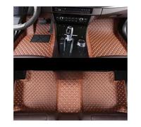 Alfombra Coche Cubiertas Interior Alfombrillas para El Suelo Coche Impermeables para Todo Tipo Clima Accesorios para Automóvil para Prius 2th 3th 2010-2015(Brown)