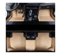 Alfombra Coche Cubiertas Interior Alfombrillas para El Suelo Coche Impermeables para Todo Tipo Clima Accesorios para Automóviles para HRV 2015-2022(Beige)