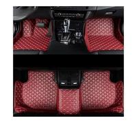 Alfombra Coche Cubiertas Interior Alfombrillas para El Suelo Coche Impermeables para Todo Tipo Clima Accesorios para Automóviles para 4Runner 2010-2023(Wine Red)