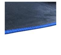 Alfombra Coche Para BYD Para Dolphin 2024-2027 Alfombrilla Salpicadero Coche Tablero Protector Cubierta Coche Antideslizante(BLUE EDGE Flannel,For Right Hand Drive)