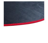 Alfombra Coche Para Delica D:5 D5 2019-2025 Dash Mat Parasol Coche Dashmat Almohadilla La Cubierta Tablero Protector Coche Antideslizante(RED EDGE Flannel,For Right Hand Drive)