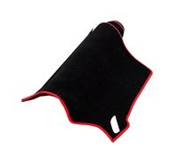 Alfombra Coche Para Hyundai 2015-2018 Cubierta Anti-UV Tablero Alfombrilla Protectora Consola Central Parasol Coche Antideslizante(A-polyester-Red,Left-hand drive)