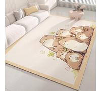 Alfombra Cocina 40X120Cm Animales Amarillos Alfombra Vinilica 2 Cuero Alfombras Cocina Antideslizante,Alfombra De Pasillo De PVC Impermeable,Antideslizante Y Resistente Antifatiga Al Aceite