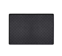 Alfombra Comedero Perro Tapete de Silicona for Perros, Gatos y Otras Mascotas. Resistente al Agua, Duradero Apto for Beber Comer(Black-1pcs,48cmX30.0cm)