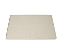 Alfombra Comedero Perro Tapete Rectangular for Comida for Perros y Gatos, fácil de Limpiar, con Bordes elevados Fácil de Limpiar(Khaki-1pc)