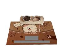 Alfombra Comedero Perro Tapetes for Comida de Perros, Impermeables, Resistentes al Desgaste, repelentes a la Suciedad y fáciles Usar. También sirven for Alimentar a Gatos(Color5,40X60CM (1.3X2FT)
