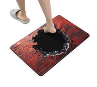 Alfombra con Efecto de Ilusión Óptica, Alfombra Antideslizante Con Ilusión De Abismo Sin Fondo, Alfombras De Zona 3D Absorbentes Con Efecto Visual, Para Cocina Dormitorio Entrada Pasillo Y Estancia