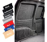 Alfombra con forro súper elástico en las cuatro esquinas, para interior de coche, furgoneta y autocaravana (negro, 4 x 2 m)