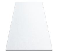 Alfombra con refuerzo de goma RUMBA 1950 un solo color blanco 200x250 cm