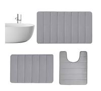 Alfombra Confort para Estar De Pie - Juegos De Alfombrillas para Inodoro Gruesas con Absorción De Agua - Alfombrilla para Inodoro, Cómoda Alfombra De para Restaurantes, Gimnasios