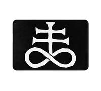 Alfombra Cruz del Leviatán Y Serpientes Duradera Felpudo Entrada Interior Suaves Felpudo Entrada Casa para Jardín Cocina Dormitorio 60X40Cm