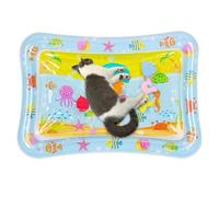 Alfombra De Agua Para Gatos, Cama De Agua Para Gatos, Juegos Interactivos Gatos, Summer Cat Water Mat, Tapete De Actividades Bebe, Piscina Para Gatos Con Peces Jugar, Colchoneta Bebe Suelo