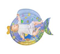 Alfombra de agua sensorial, tapete de juego de agua de mascotas | Almohadilla sensorial de agua interactiva inflable con patrón de mar,Alfombra del sensor de perros engrosado para el tiempo de juego y