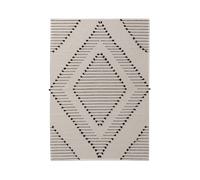 alfombra de algodón benuta Bo Marfil - 120 x 170 cm
