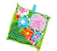 Alfombra de alimentación interactiva lavable para perros, resistente al desgarro, impermeable, para entrenamiento de olores, 50 x 50 cm, alfombrilla de alimentación impermeable