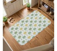 Alfombra de área de palmeras, tropicales, informales, hojas de verano, antideslizantes, resistentes a la decoloración, alfombras estéticas para el hogar, sala de estar, dormitorio, aula, apartamento
