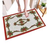 Alfombra de área para Navidad Decoración de temporada de textiles y | Alfombra de suelo navideña Dormitorio, Estudio, Casa de Huéspedes, Lado del Sofá, Residencia, Apartam 7