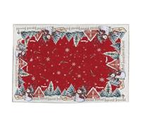 Alfombra de área para Navidad Decoración de temporada de textiles y | Alfombra de suelo navideña Dormitorio, Estudio, Casa de Huéspedes, Lado del Sofá, Residencia, Apartam 4