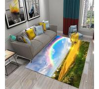 Alfombra De Área Rug Mat 3D Paisaje Alfombra Sala De Estar Niño Niña Dormitorio Oficina Alfombra Antideslizante Alfombra De Baño 50 X 80 Cm /1189022940156