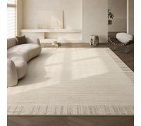 Alfombra de área sala de estar 110 x 150 cm alfombras alfombra suave lavable a máquina alfombras antideslizantes para dormitorio comedor cocina alfombra interior alfombra de piso beige moderno