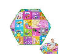 Alfombra De Arrastre De Bebé - Alfombra De Piso De Bebé | Play Mat Para Niños Pequeños | Graseo De Juegos | Hexagon Educational Elastic Play Mats Soft Waterproof | Mujas Antideslizantes Para Niños A P