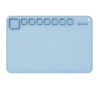 Alfombra de arte de silicona - 24 x 16 in Moldes de moldeo de resina Alfombra antiadherente antideslizante - Gadgets de pintura sin decoloración para pintura, acuarela, gouache, bricola