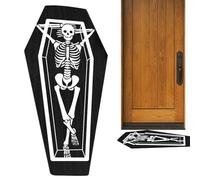 Alfombra de ataúd - Alfombra Larga de Halloween, Dock Goth | Decoración del hogar Alfombra Rectangular Utilizada Durante Las Vacaciones o como Regalo Interior para Sala de Estar, Pasillo o at