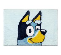 Alfombra de ba o infantil Jay Franco Bluey - Suave, antideslizante, lavable a m quina, color azul, 50 x 76 cm