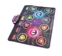 Alfombra de Baile Electrónica, Almohadilla de Juego Interactiva de Doble Jugador para Niños, Juguete Divertido de Baile Musical para Uso Doméstico, Material de Fibra de Poliéster Apto para
