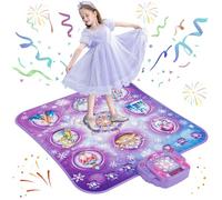 Alfombra de Baile Juguete Niña 3 4 5 6 7 8 9 10 11 12 Años, Morada Alfombra Musical con Bluetooth Inalámbrico, Música Incorporada, Juegos Regalo Cumpleaños Navidad para Niñas Niños 4-5 6-7 9-10 Años