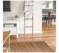 Alfombra de bambú (170x115 cm) - Marrón