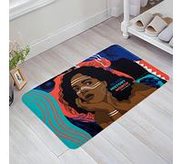 Alfombra De Baño 40X60Cm, Historia del Día Negro del Mes De La Fiesta De Las Mujeres Afroamericanas Alfombra Exterior Suave Absorbente Acolchado para Decorativa Pasillo Puerta