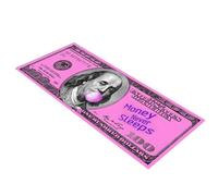 Alfombra de baño - Algineta de billete de 100 dólares de terciopelo de | Alfombra de ducha sin deslizamiento seca rápida, alfombras de dinero rosa, alfombra en forma de dinero antideslizante,